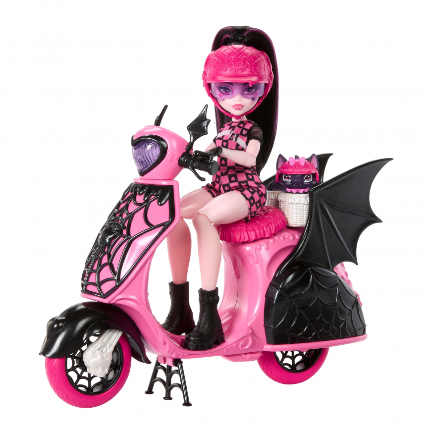 Monster High Draculaura Vamptastic Scooter doll