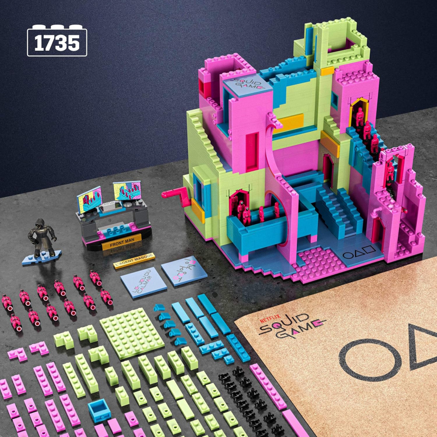 Netflix Squid Game Staircase collector building set from MEGA