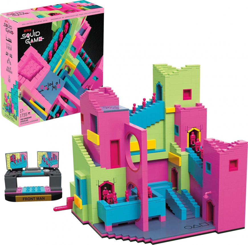 Netflix Squid Game Staircase collector building set from MEGA