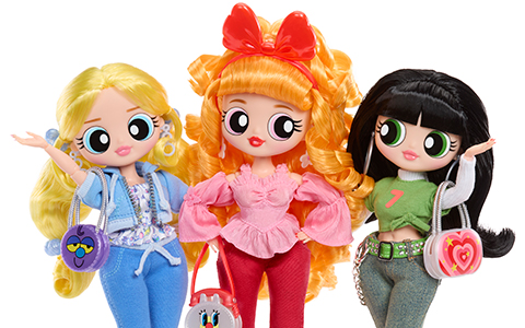 LOL Surprise OMG Powerpuff Girls dolls Blossom, Bubbles and Buttercup