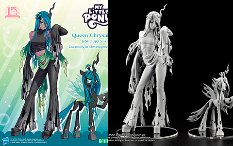 Kotobukiya My Little Pony Bishoujo Series Princess Cadance and Queen Chrysalis figures