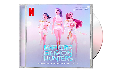 KPop Demon Hunters Soundtrack from the Netflix Film CD and Vinyl versions