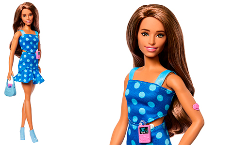 Barbie Fashionistas with Type 1  Diabetes doll 2025