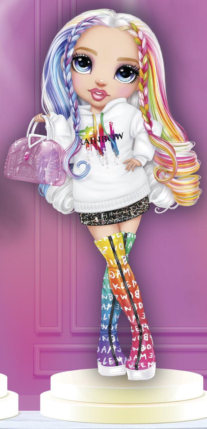 Rainbow High Amaya’s Rainbow Closet Playset with Fashion Doll art