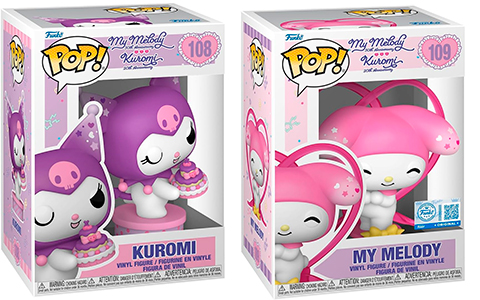 Funko Pop Sanrio: Kuromi 20th Anniversary and My Melody 50th Anniversary figures