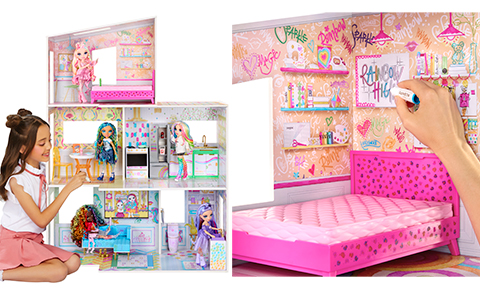 Rainbow High Color and Play House dollhouse