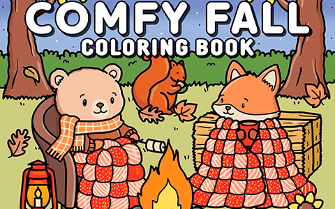 The Comfy Fall Coloring Book (Cute and Cozy)