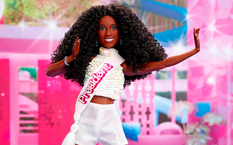 Barbie The Movie Disco President Barbie Doll