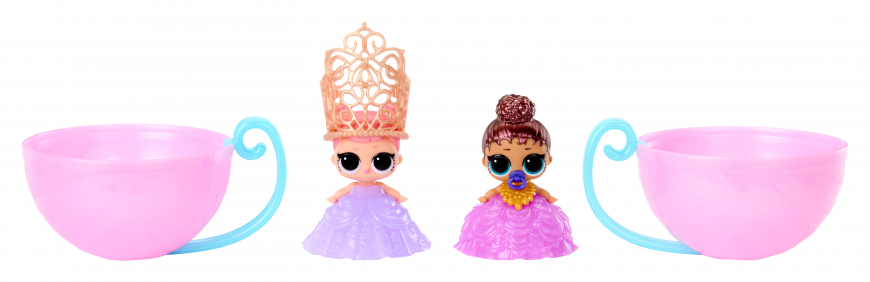 LOL Surprise Princess Baby Sisters dolls
