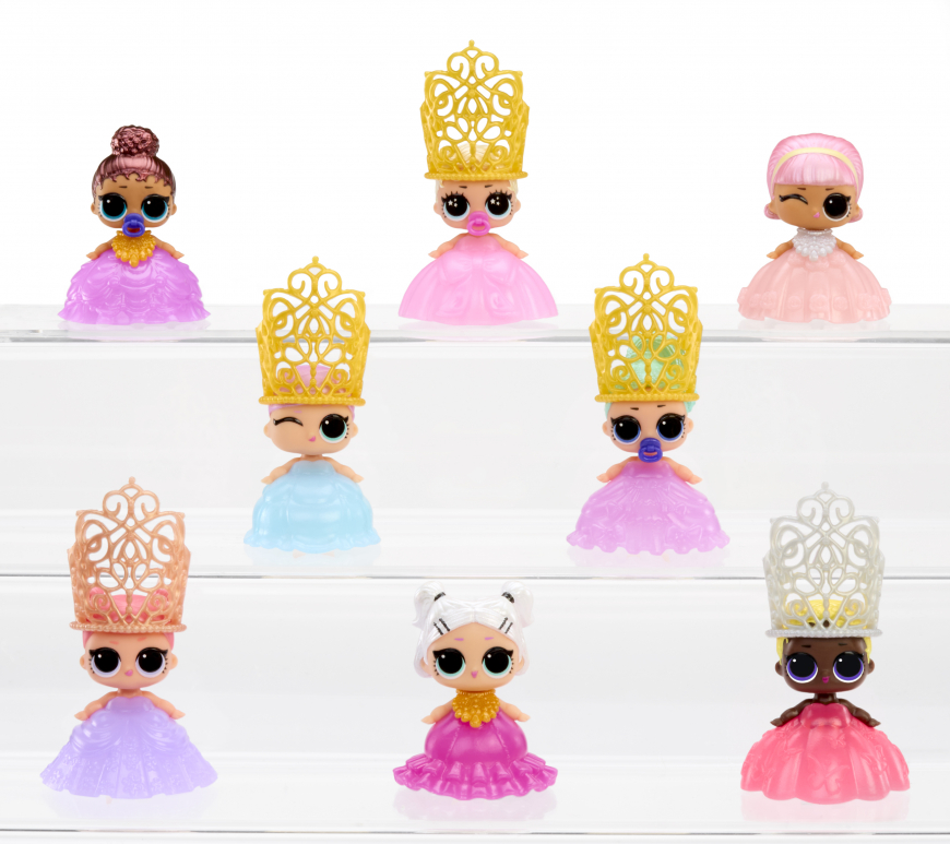 LOL Surprise Princess Baby Sisters dolls