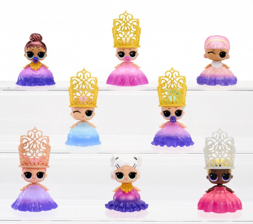 LOL Surprise Princess Baby Sisters dolls