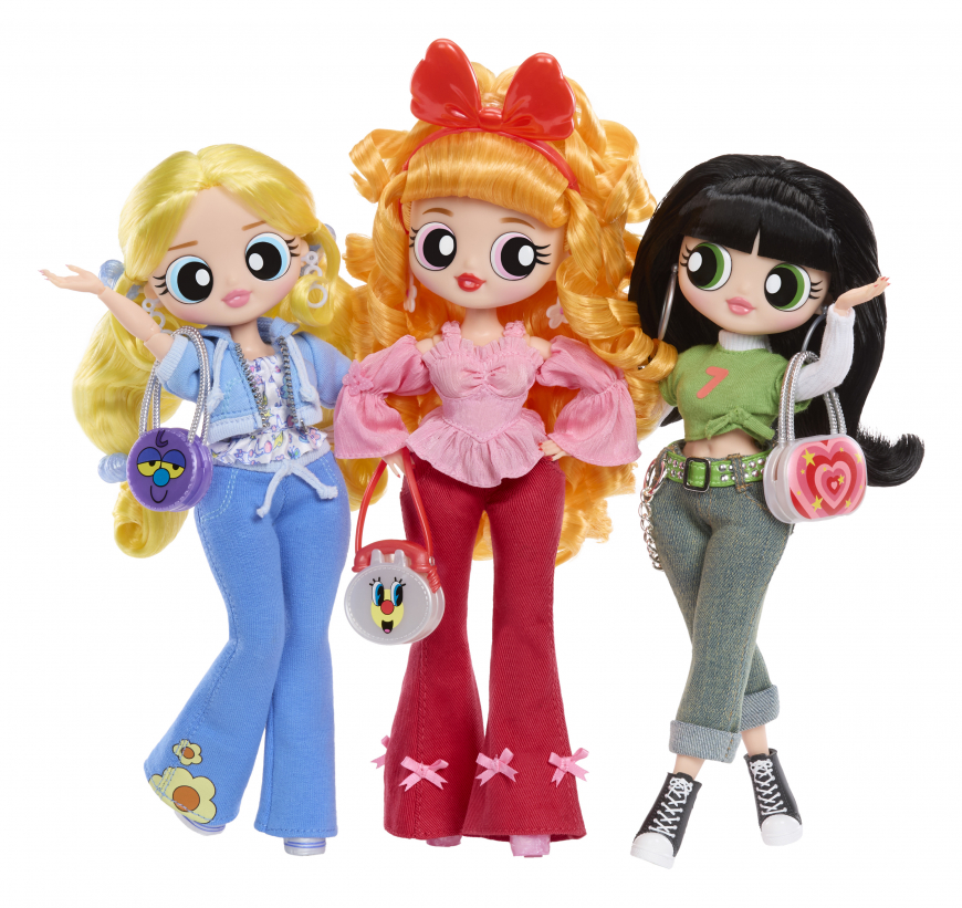 LOL Surprise OMG Powerpuff Girls dolls Blossom, Bubbles and Buttercup