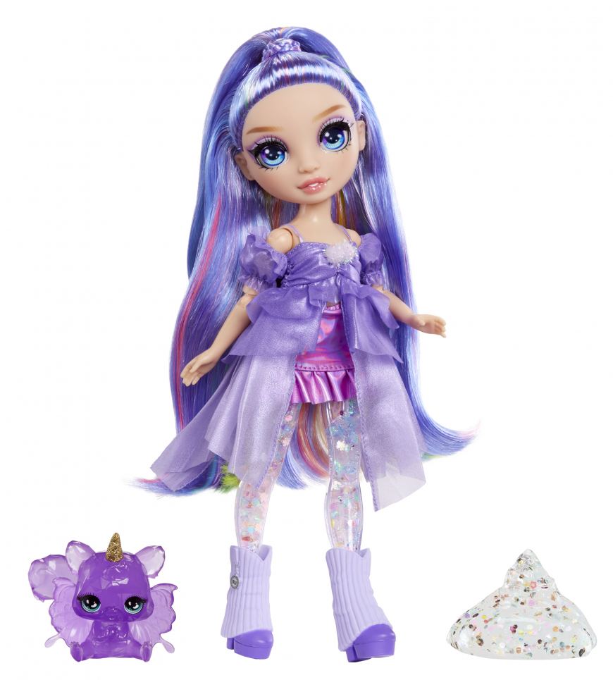 Rainbow High Rainbow Shimmers With Slime Doll Violet