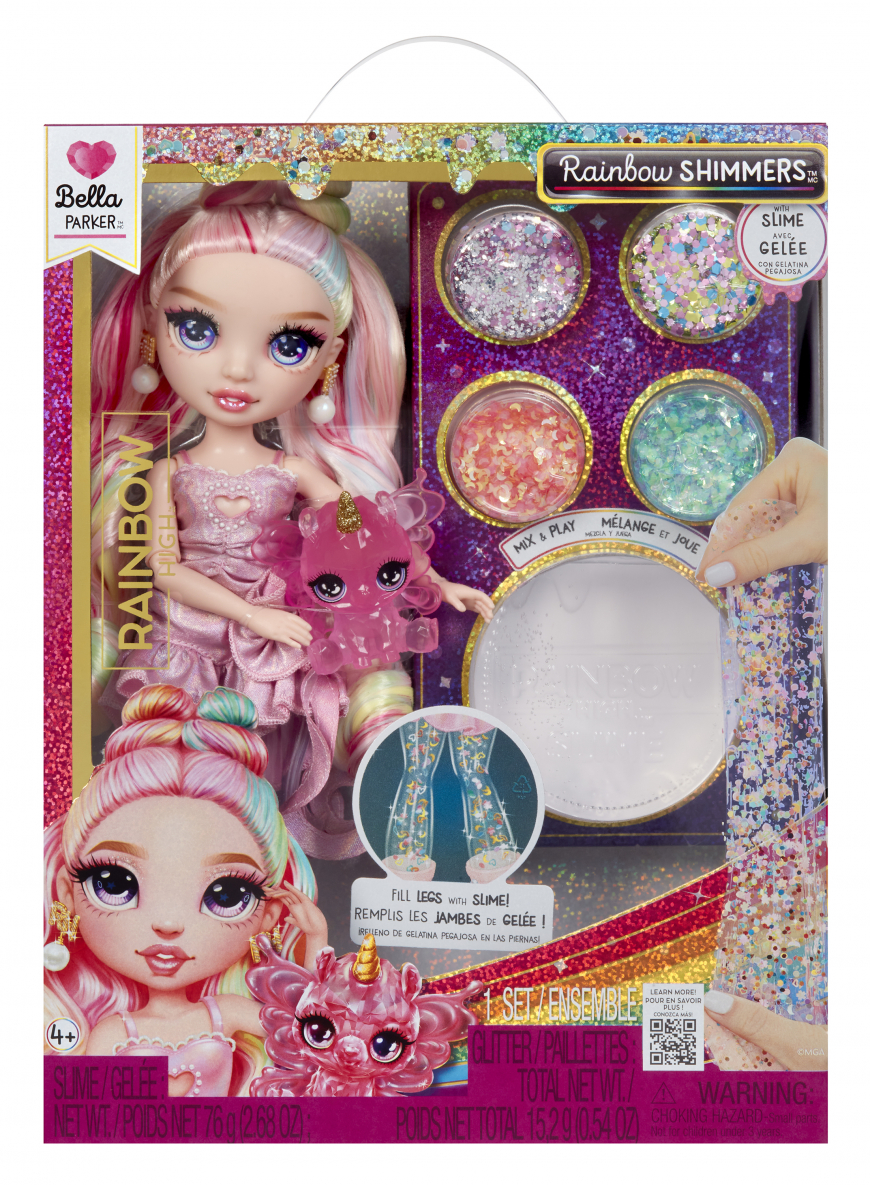 Rainbow High Rainbow Shimmers With Slime Doll Bella