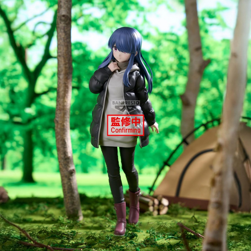 Banpresto Action Figure Nadeshiko Kagamihara Da Laid-Back Camp Stagione 3 - 10 Cm, PVC, Collezione Ufficiale Per Anime Fan