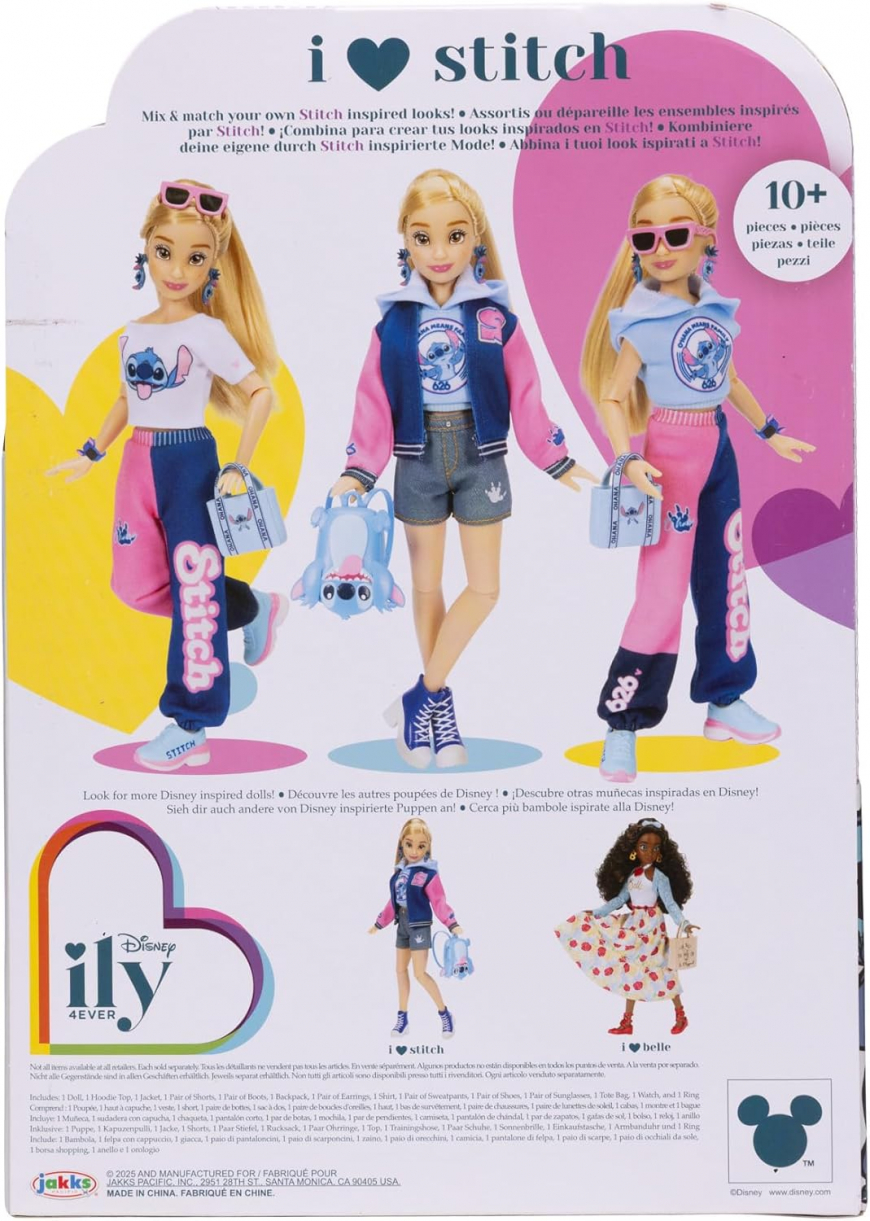 New Disney ILY 4EVER Fashion Doll I love Stitch 2025