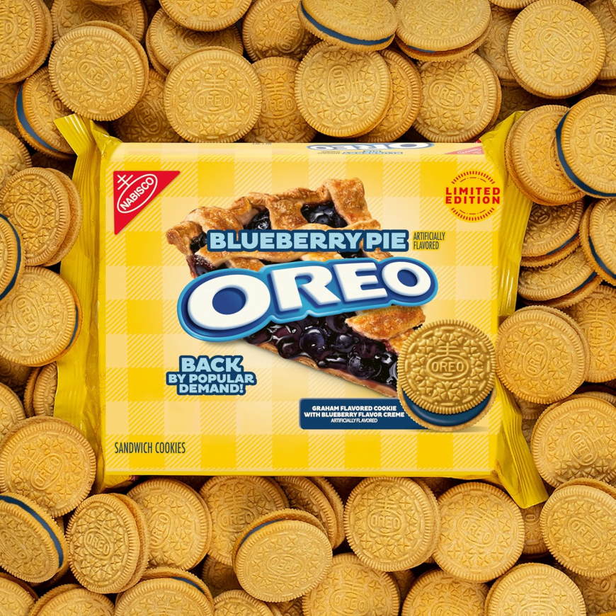 OREO Limited Edition Blueberry Pie Sandwich Cookies