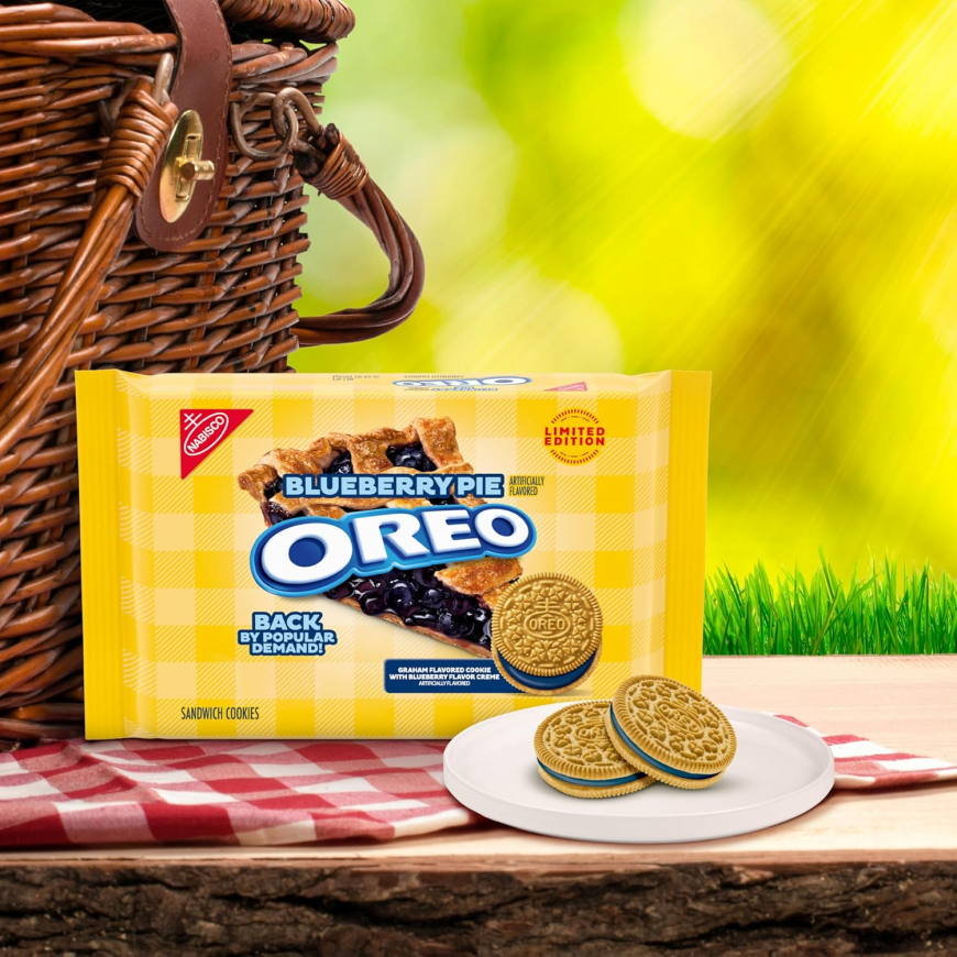OREO Limited Edition Blueberry Pie Sandwich Cookies