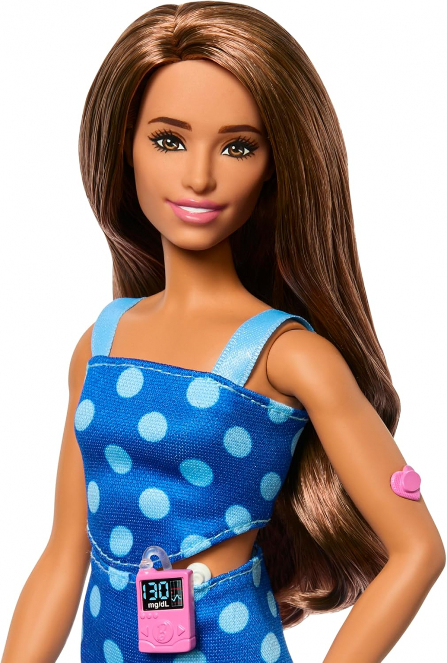 Barbie Fashionistas with Type 1  Diabetes doll 2025
