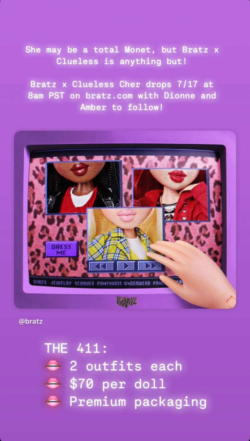 Bratz Clueless collector dolls