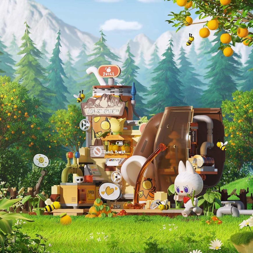POP MART The Monsters Forest Secret Base Series Blocks-Juice Maker