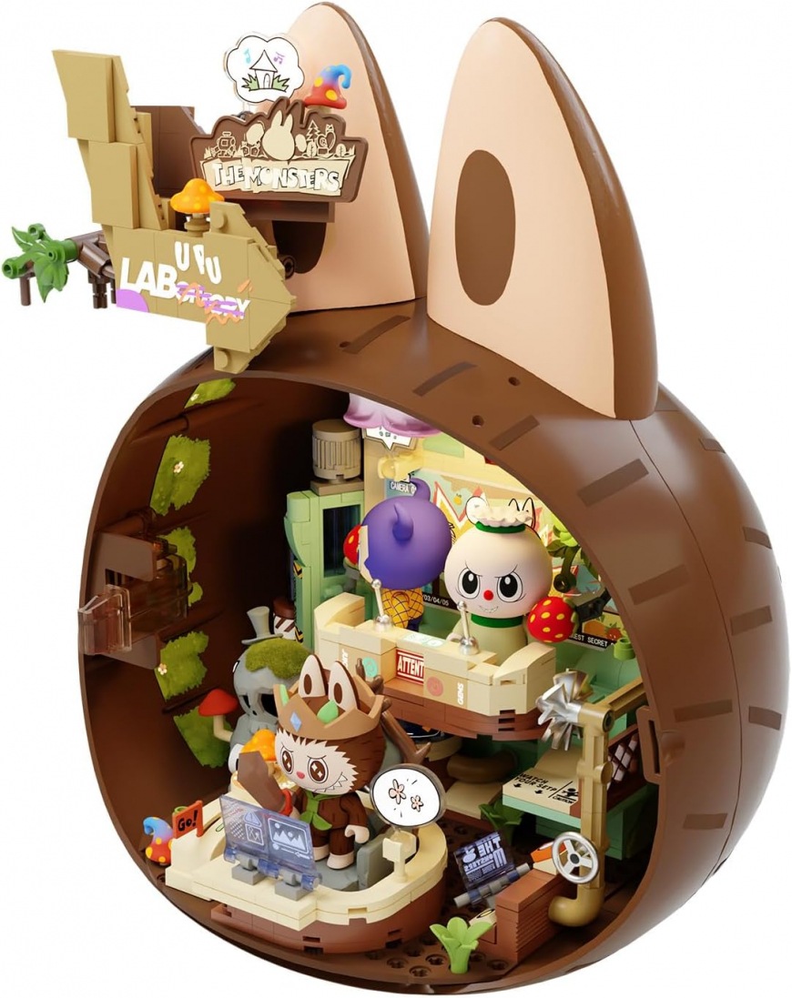 POP MART The Monsters Forest Secret Base Series Blocks-Juice Maker Playful Home