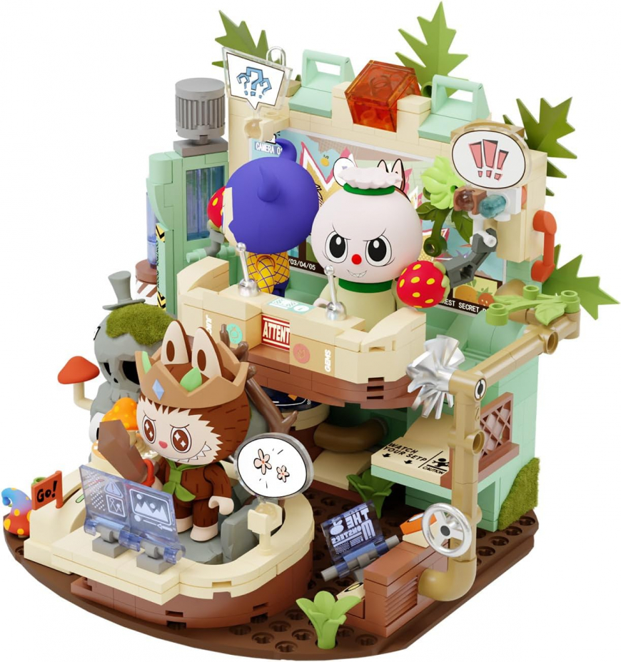 POP MART The Monsters Forest Secret Base Series Blocks-Juice Maker Playful Home