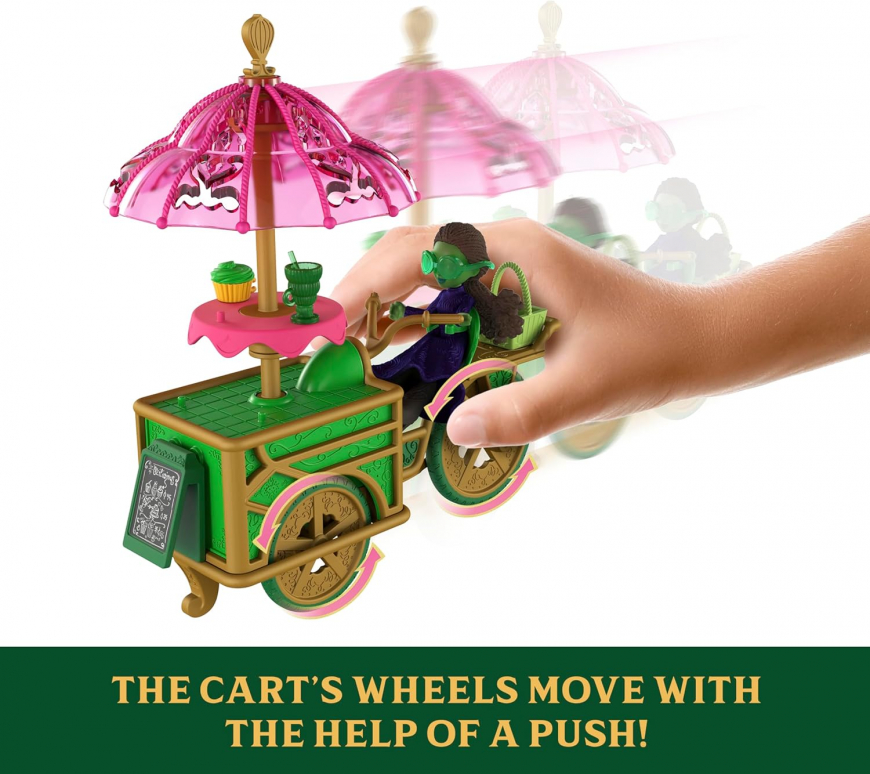 Wicked Emerald City Dessert Cart with Elphaba mini doll