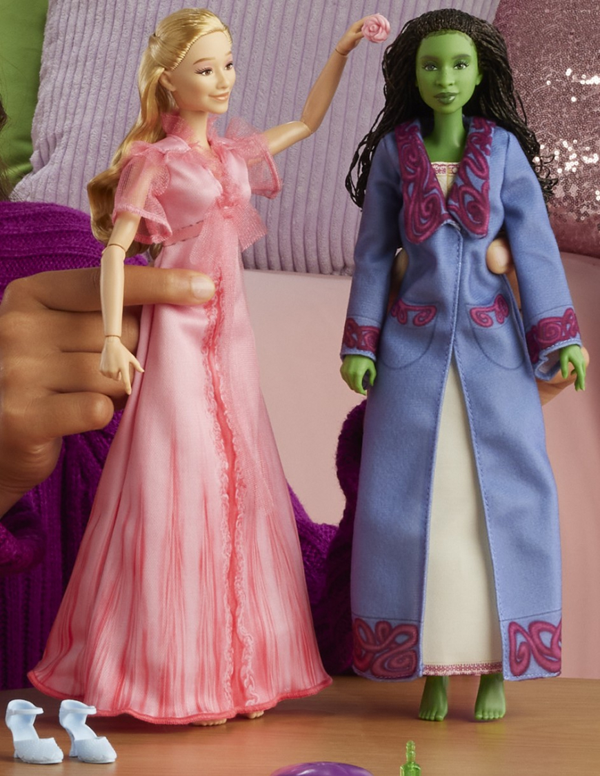 Wicked Shiz Sleepover Set With Glinda & Elphaba Dolls