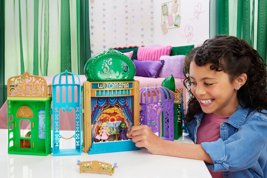 Wicked Emerald City Playset with Glinda & Elphaba Small Dolls