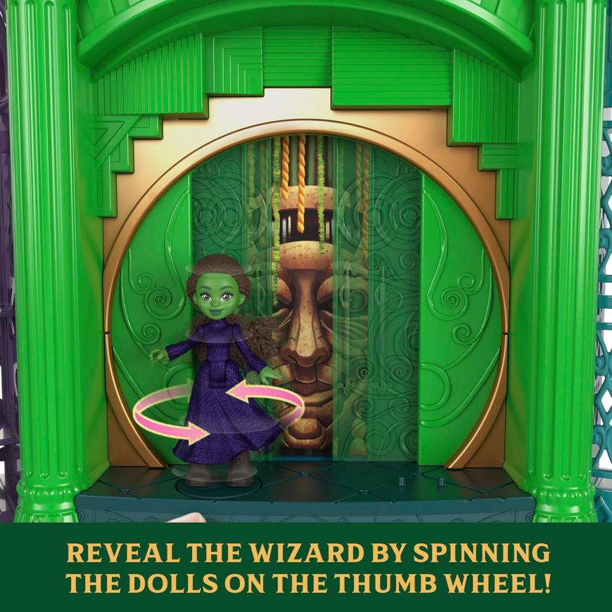 Wicked Emerald City Playset with Glinda & Elphaba Small Dolls