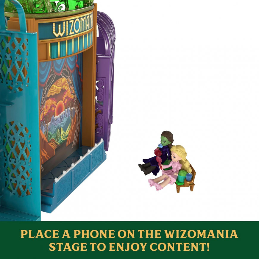 Wicked Emerald City Playset with Glinda & Elphaba Small Dolls