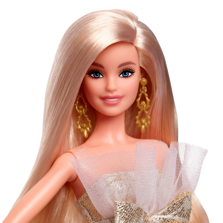 Barbie Holiday 2025 Blonde doll JBJ00
