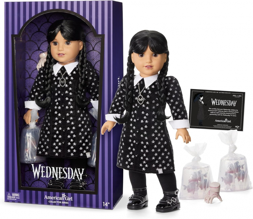 American Girl Wednesday Addams Collector Doll limited edition