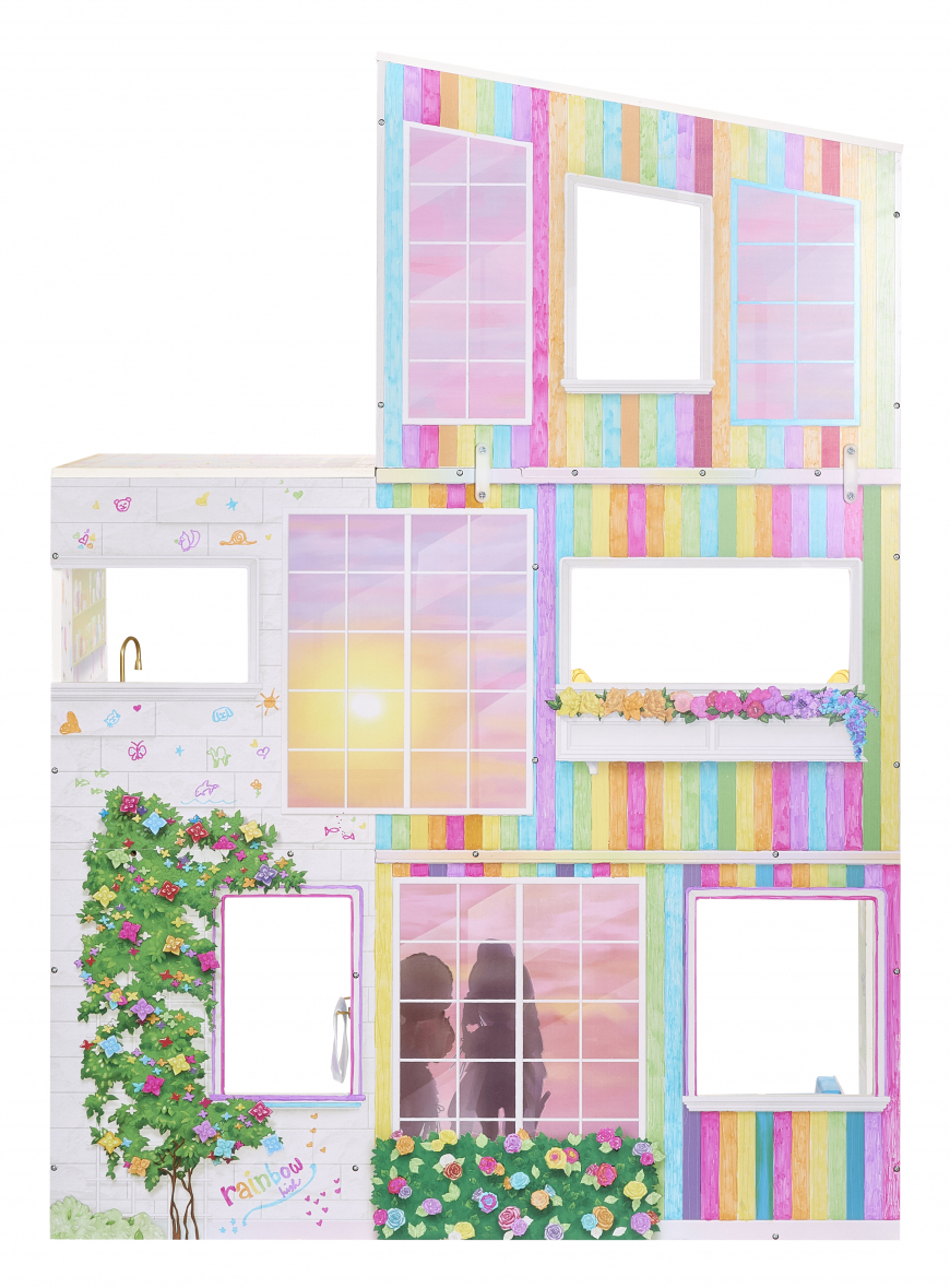 Rainbow High Color and Play House dollhouse