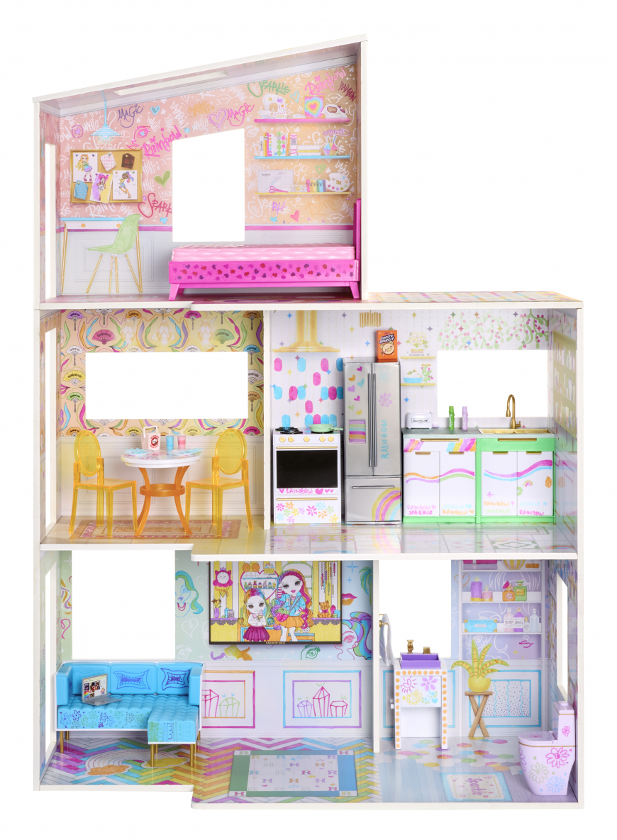 Rainbow High Color and Play House dollhouse