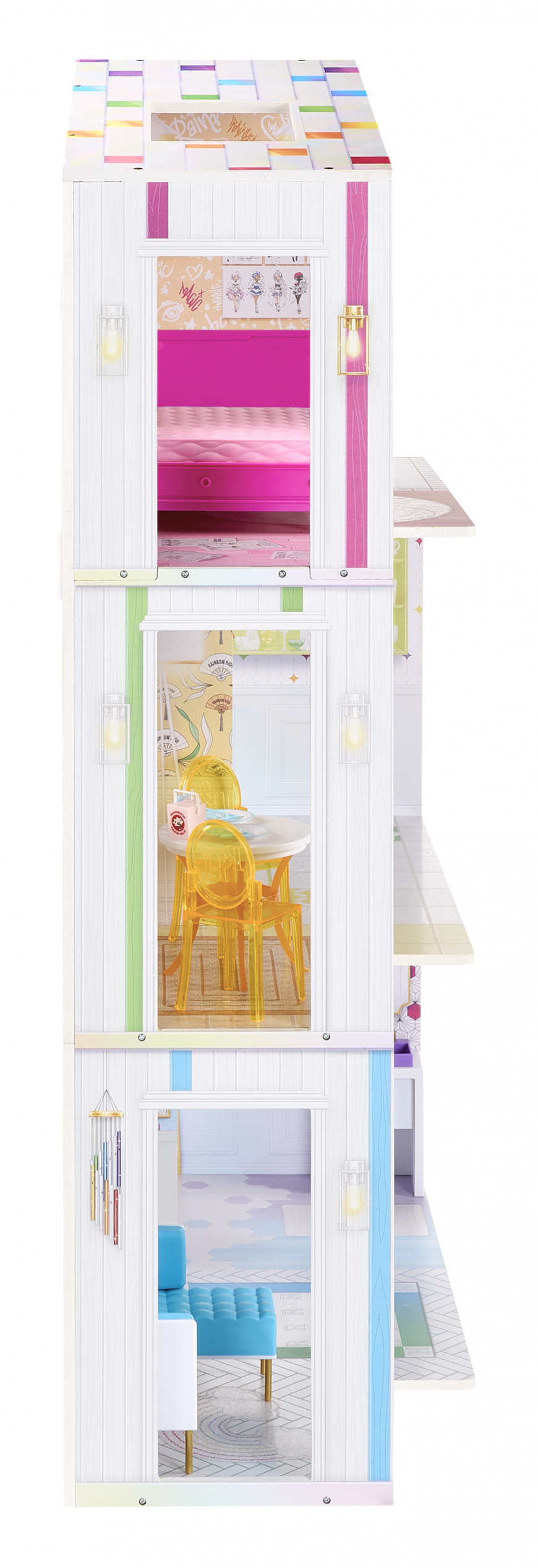 Rainbow High Color and Play House dollhouse