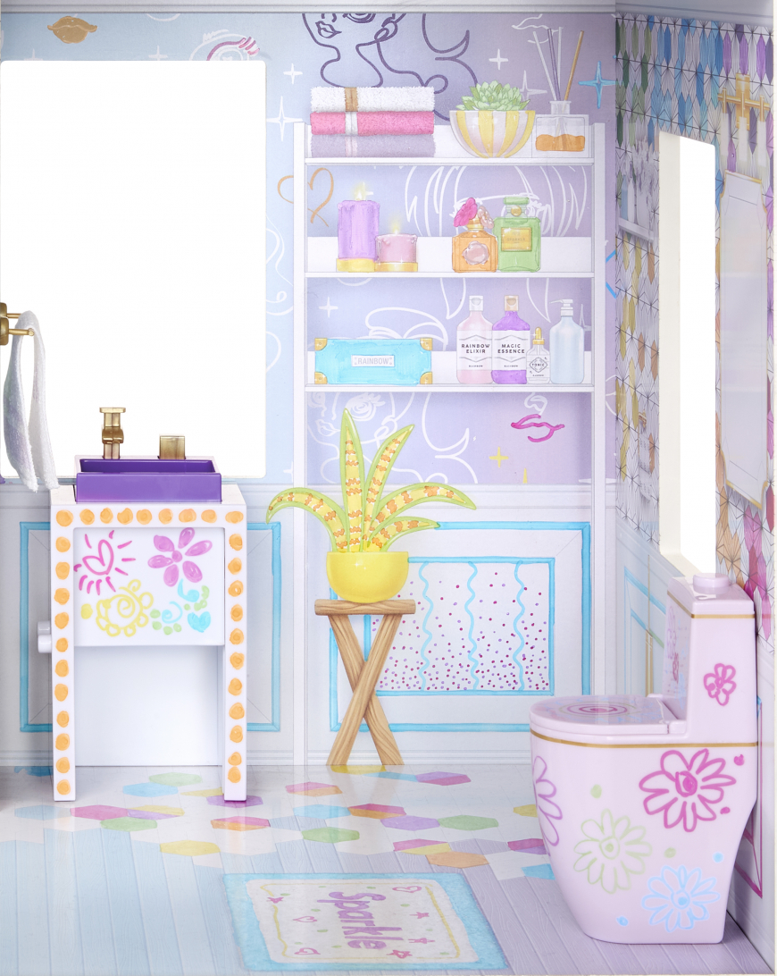 Rainbow High Color and Play House dollhouse