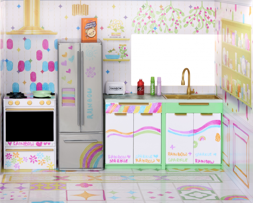 Rainbow High Color and Play House dollhouse