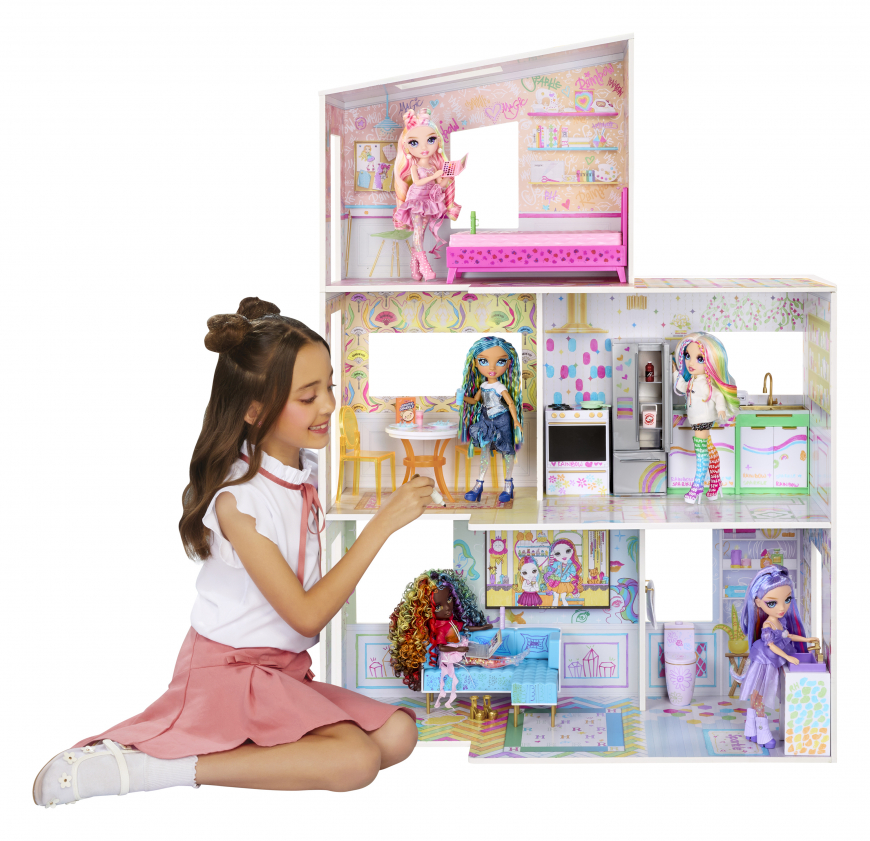 Rainbow High Color and Play House dollhouse