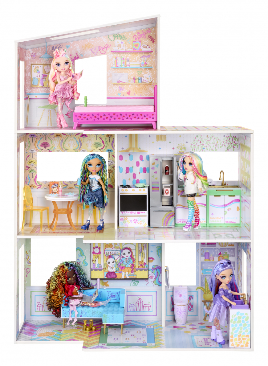 Rainbow High Color and Play House dollhouse