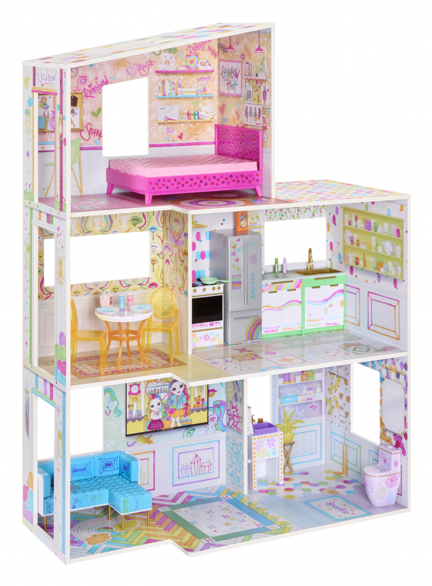 Rainbow High Color and Play House dollhouse