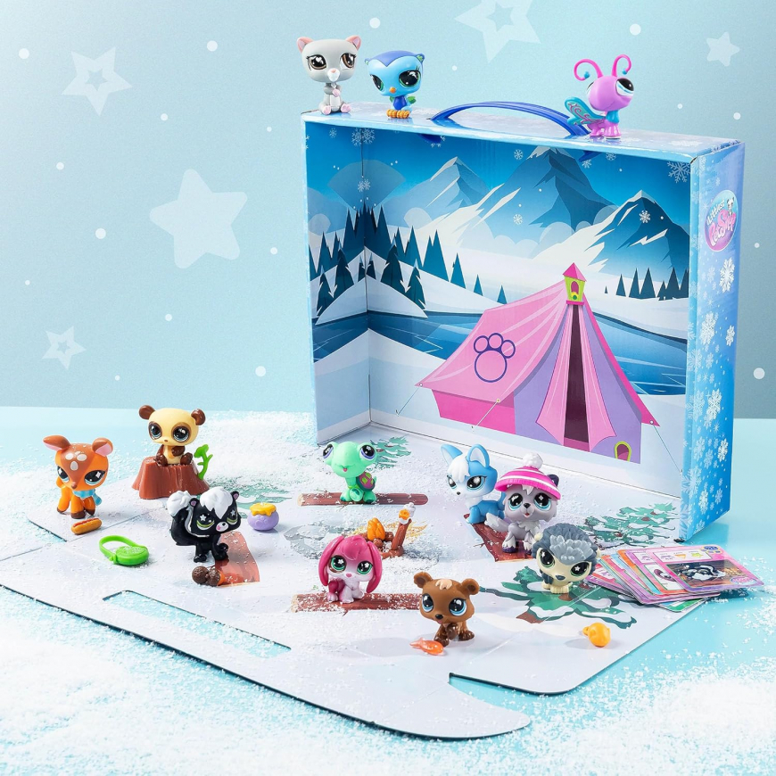 Littlest Pet Shop Cozy Campfire Collector Set with exclusive hedgehog pet