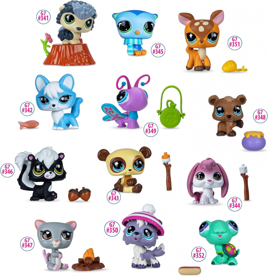 Littlest Pet Shop Cozy Campfire Collector Set with exclusive hedgehog pet