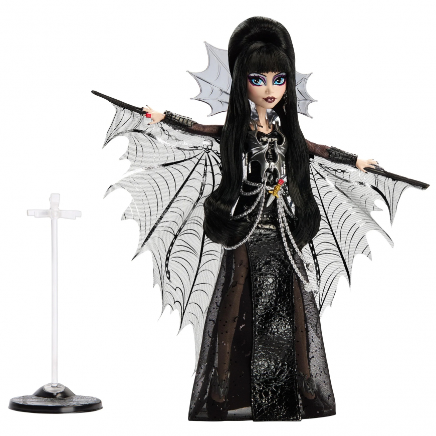 Monster High Skullector Elvira Mistress of the Dark doll 2025
