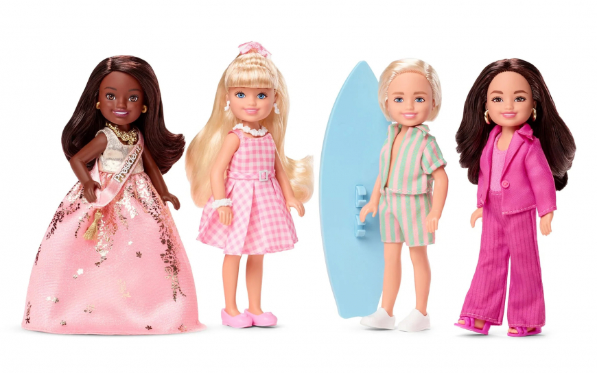 Barbie The Movie Chelsea Small Doll 4-Pack