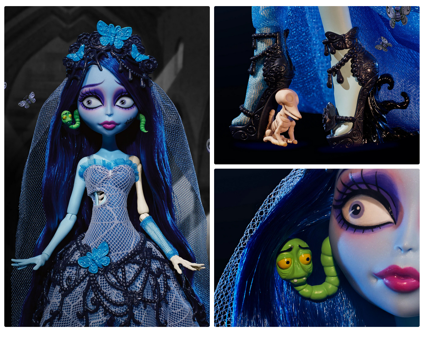 Monster High Skullector Emily The Corpse Bride doll