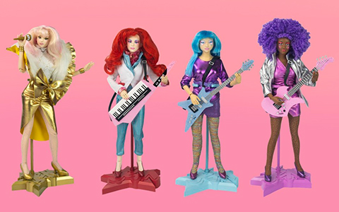 Jem and The Holograms new dolls  2025 from the Loyal Subjects