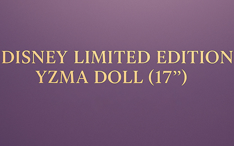 Disney Limited Edition 17" Yzma doll 2026