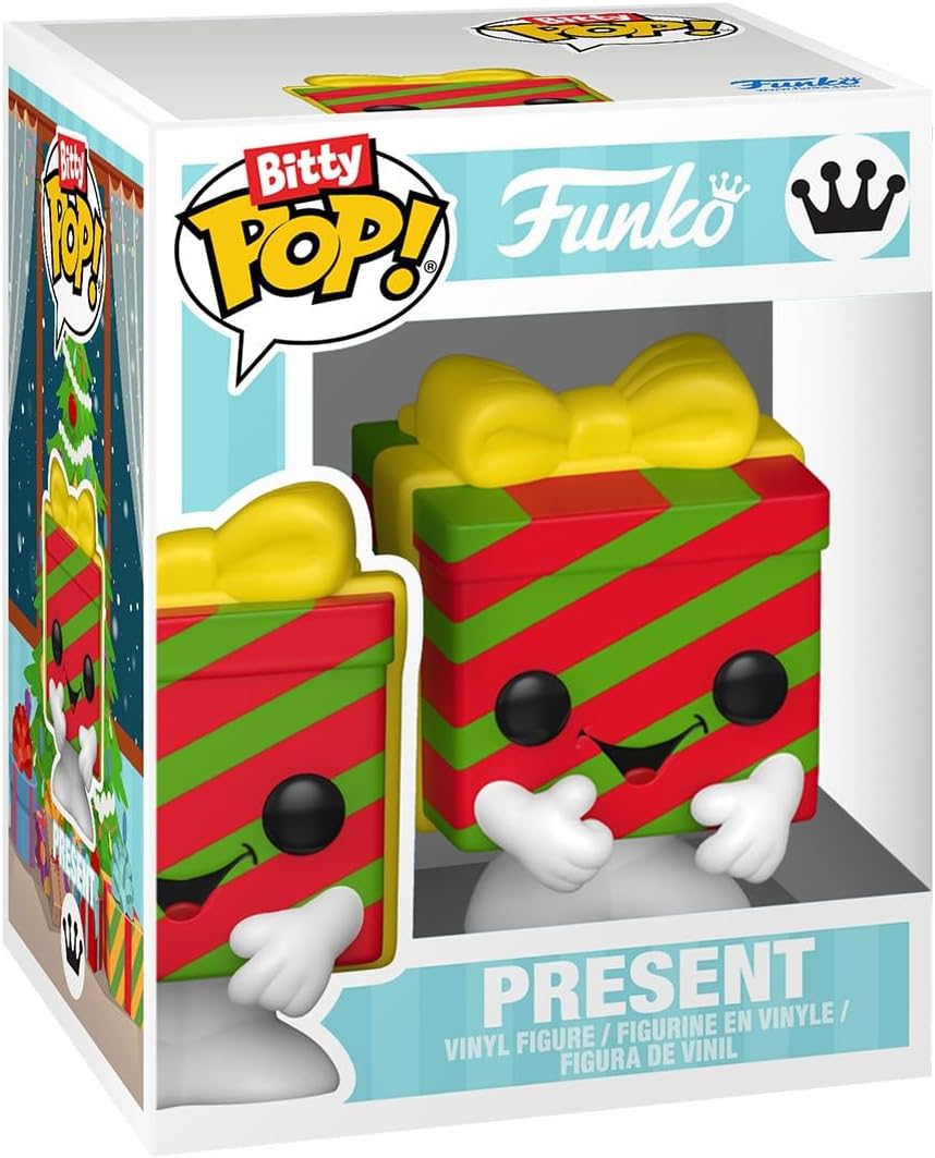 Funko Pop Bitty Ornaments: 9 Pack of Ornaments with Gingerbread Man and Present